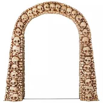 Home Accents Holiday 7.5 ft. Skull and Bones Archway - $250