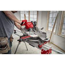 M18 FUEL 18V Cordless 12 in. Dual Bevel Sliding Compound Miter Saw (Tool-Only) (SLIGHTLY USED) - $455