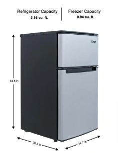 Hisense 4.4-cu ft Counter-depth Freestanding Mini Fridge Freezer