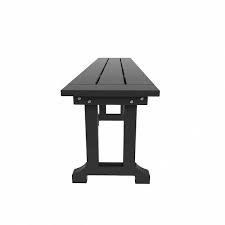 Hayes Gray 65 in. HDPE Plastic Trestle Outdoor Dining Bench - $125