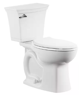 American Standard Rumson 2-Piece 1.28 GPF Single Flush Elongated Toilet - $140