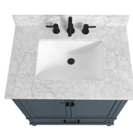 Merryfield 31 in. W x 22 in. D x 35 in. H Single Sink Freestanding Bath Vanity - $465