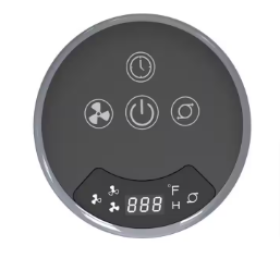 Hampton Bay 40 in. 3 Speed Remote Control Oscillating Tower Fan in Black - $30