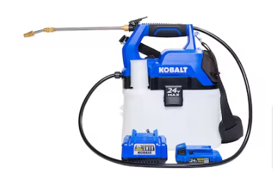 Kobalt 2.11-Gallon Plastic 24-volt Battery Operated Handheld Sprayer - $60