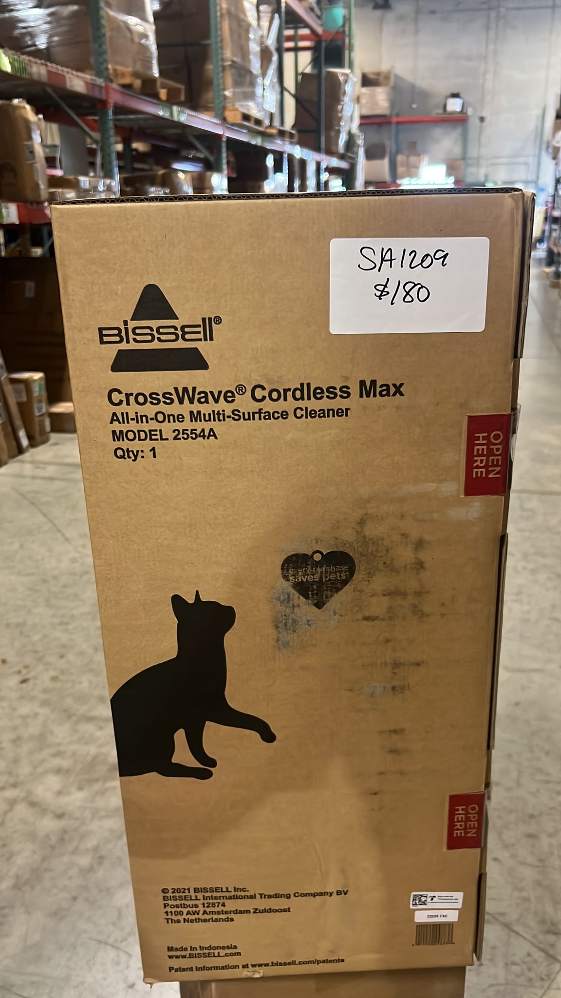 BISSELL CrossWave Cordless Max All in One Wet-Dry Vacuum Cleaner and Mop - $180