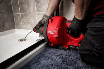 M18 FUEL 18-Volt Lithium-Iron Cordless Plumbing Drain Snake Auger Kit - $330