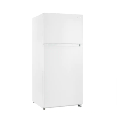Vissani 18 cu. ft. Top Freezer Refrigerator DOE in White - $300
