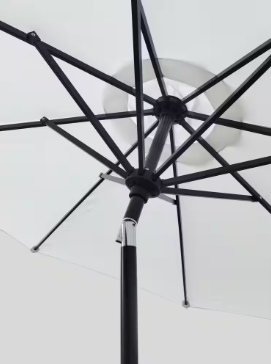 Bond 9 ft. Aluminum Market Patio Umbrella in Simply White - $60