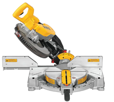 DEWALT 15 Amp Corded 12 in. Compound Double Bevel Miter Saw - $260