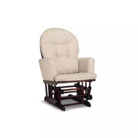 Graco Parker Espresso with Beige Semi-Upholstered Glider and Nursing Ottoman - $135