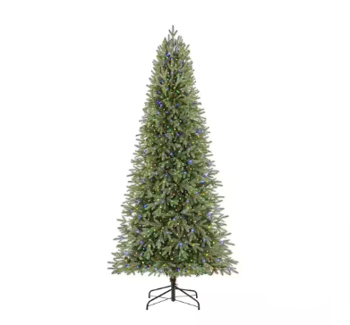 Home Accents Holiday 7.5 ft. Pre-Lit Jackson Noble Fir Slim Artificial Christmas Tree - $140