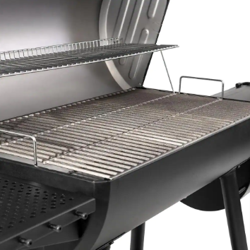 Char-Griller Smokin' Champ Charcoal Grill Offset Smoker in Black - $230