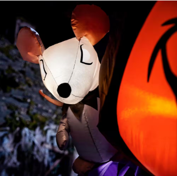 Home Accents Holiday 10 ft. LED Pumpkin Reaper with Axe Inflatable - $50