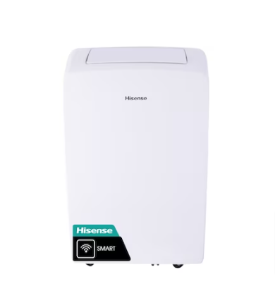 Hisense 7000-BTU (115-Volt) White Vented Wi-Fi enabled Portable Air Conditioner - $240