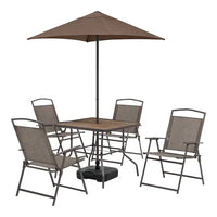 StyleWell 7-Piece Metal Sling Folding Outdoor Dining Set - $270