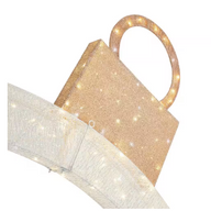 Home Accents Holiday 9 ft. Warm White-Cool White Ornament Arch Decoration -$250