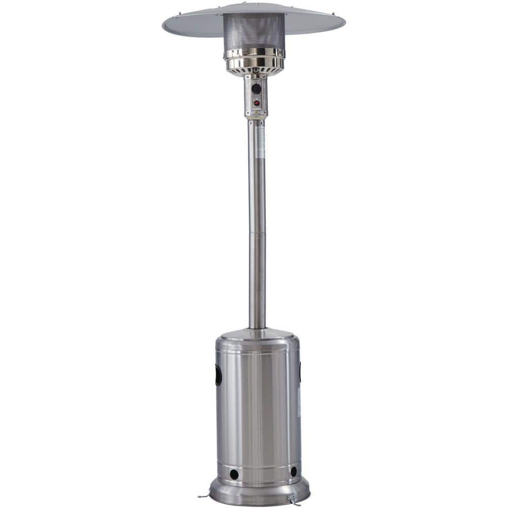 Hampton Bay 48000 BTU Stainless Steel Patio Heater 95 · DISCOUNT BROS