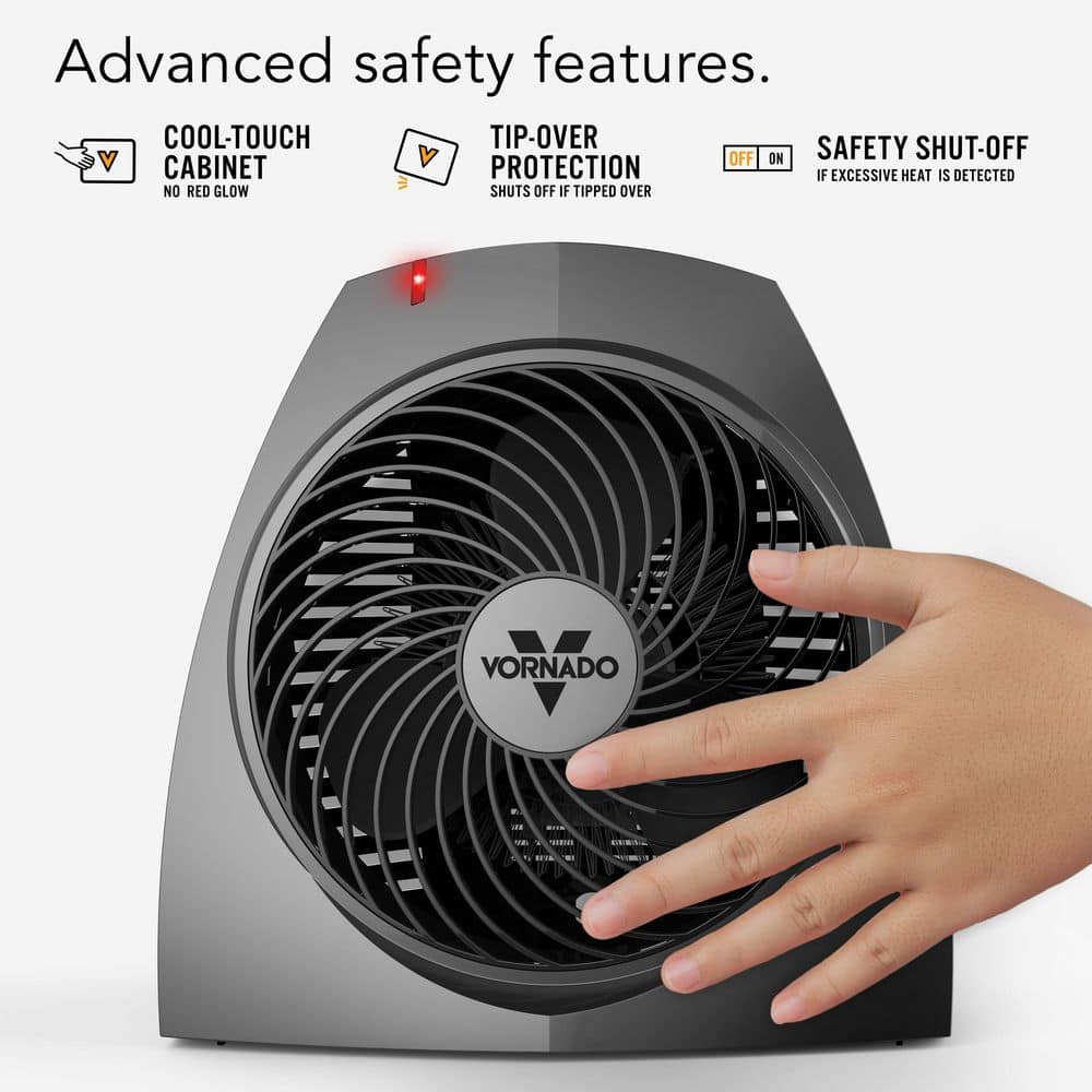 Vornado VH200 1500-Watt Electric Portable Space Heater, Whole Room Heat Circulation - $40