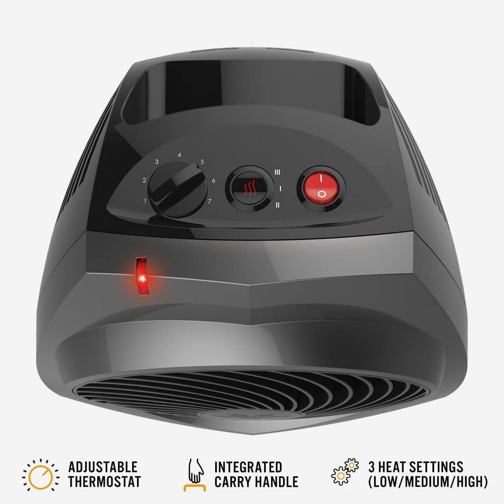 Vornado VH200 1500-Watt Electric Portable Space Heater, Whole Room Heat Circulation - $40