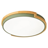 aiwen 16.5 in. 1-Light Smart Circle 25-Watt LED Flush Mount Ceiling Light - $40