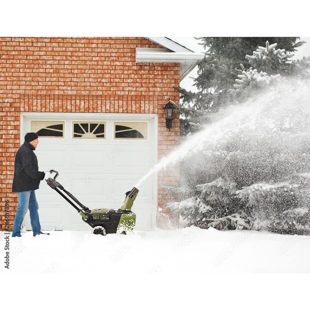 Green Machine 21 in. Single Stage Electric Snow Blower - $390 · DISCOUNT  BROS