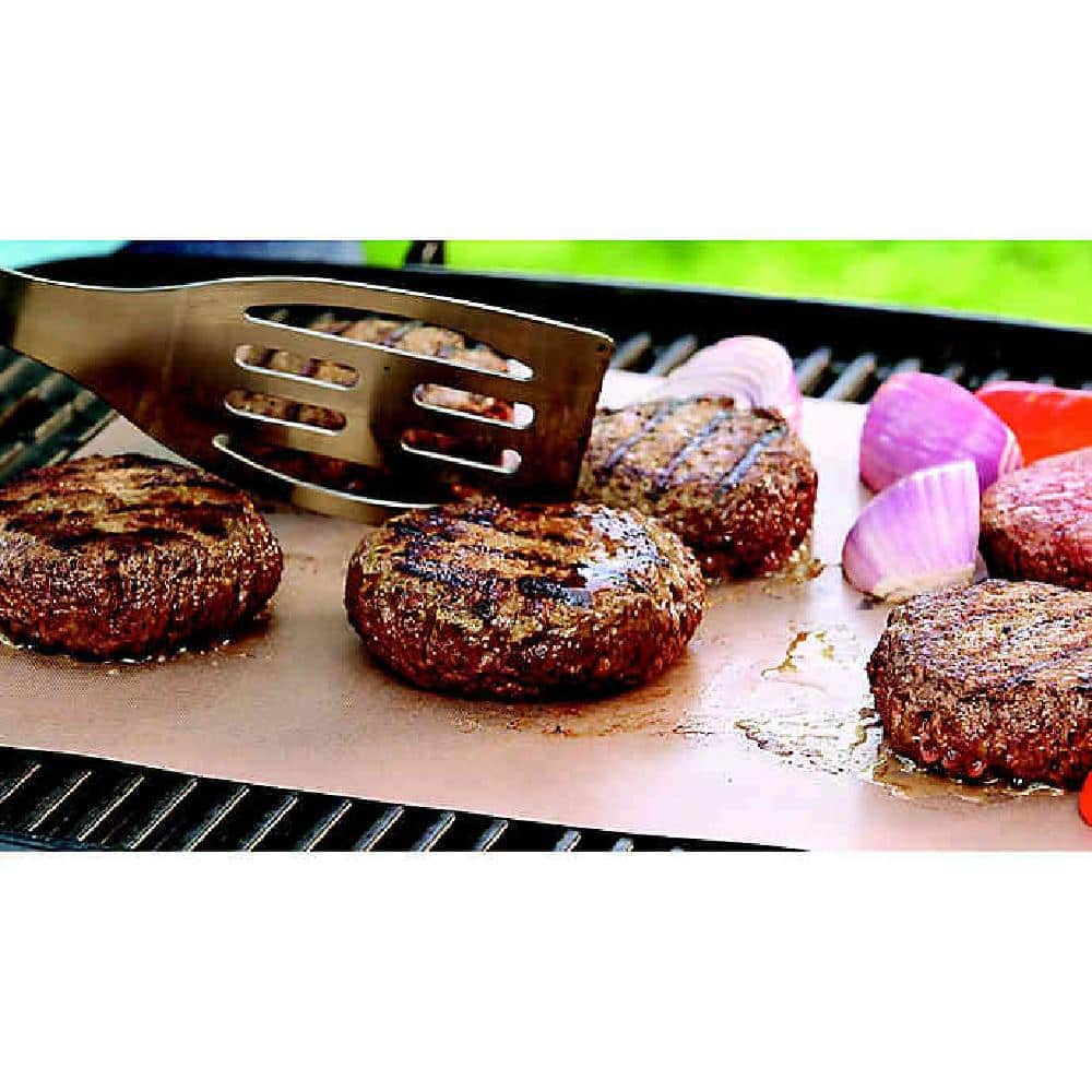 Copper Grill Mat Cooking Accessory (2-Pack) - $5