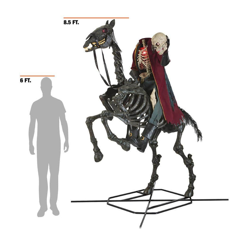 *ENTRY* Home Accents Holiday 8.5 ft. Giant-Sized Animated LED Knight Dullahan