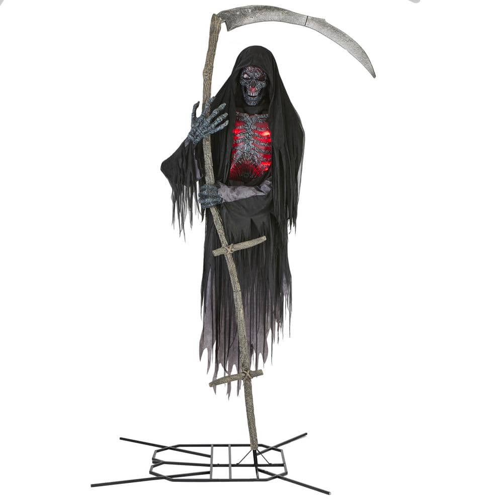 Home Accents Holiday 12 ft. GiantSized Animated LED Levitating Reaper