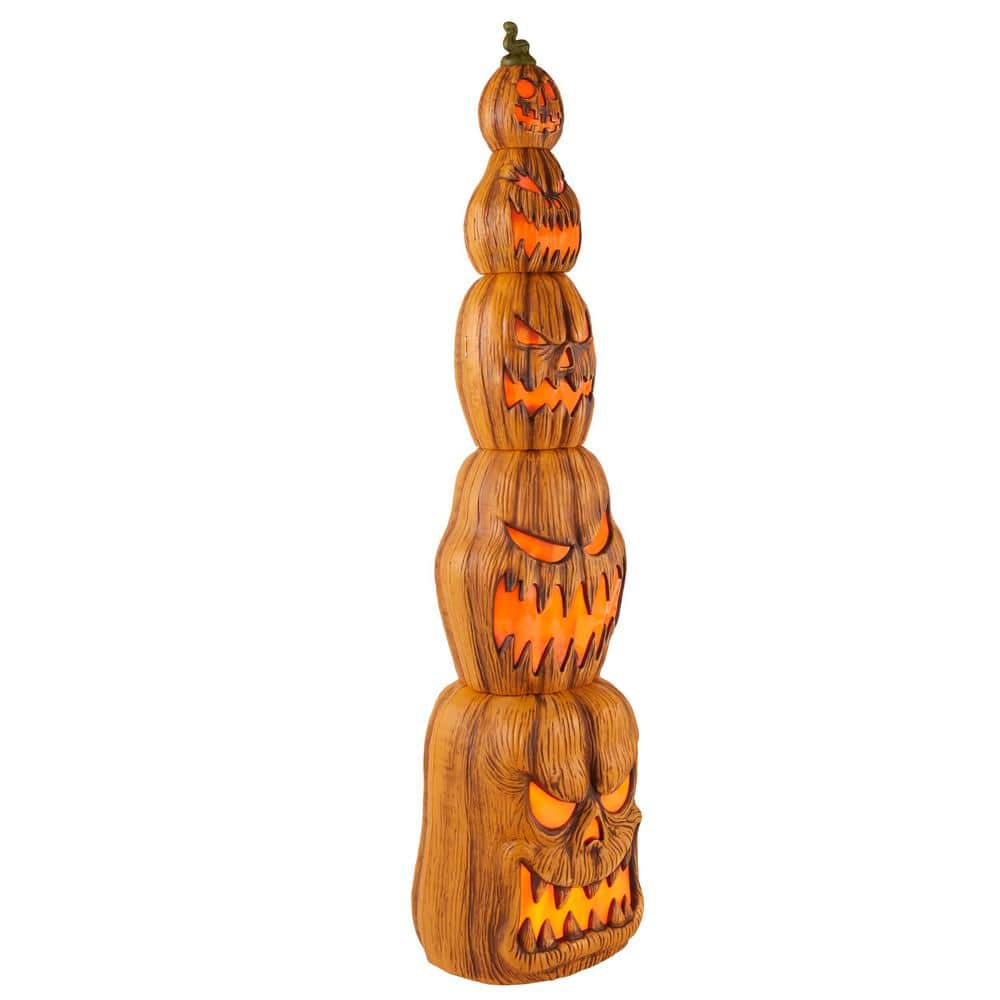 Home Accents Holiday 8.5 ft. Giant-Sized LED Jack-O-Lanterns Stack - $250