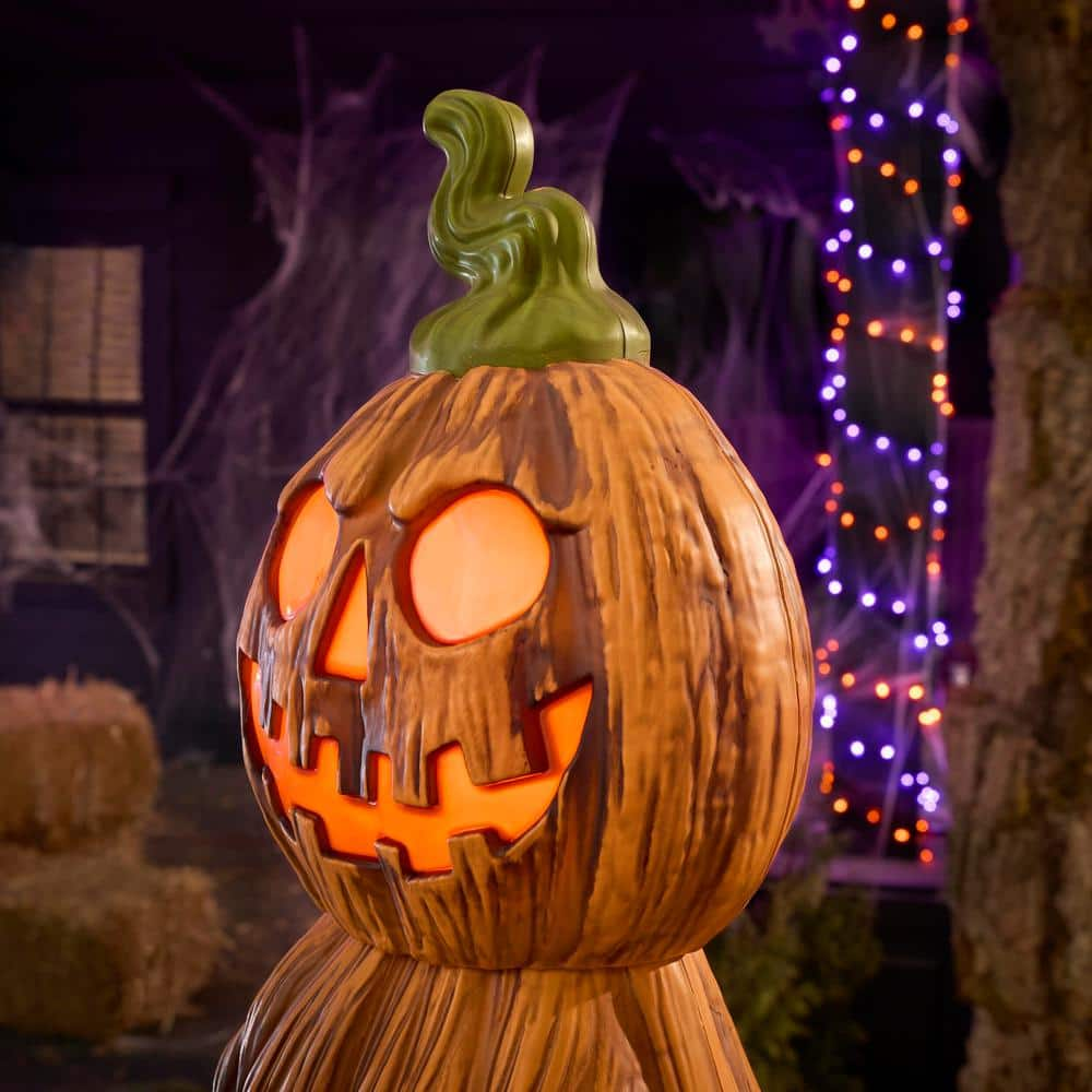 Home Accents Holiday 8.5 ft. Giant-Sized LED Jack-O-Lanterns Stack - $250