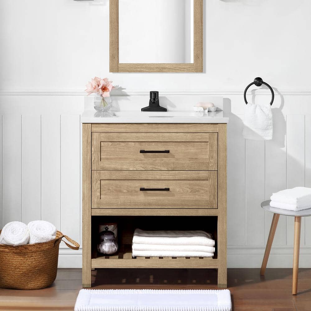 Home Decor Collection Autumn 30in. W x 19in. D x 34in. H Single Sink Bath Vanity - $230