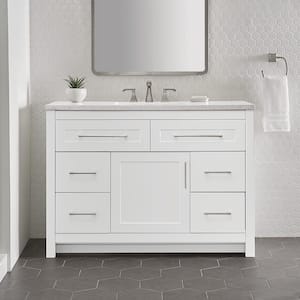 Clady 49 in. W x 19 in. D x 35 in. H Single Sink Freestanding Bath Vanity - $420