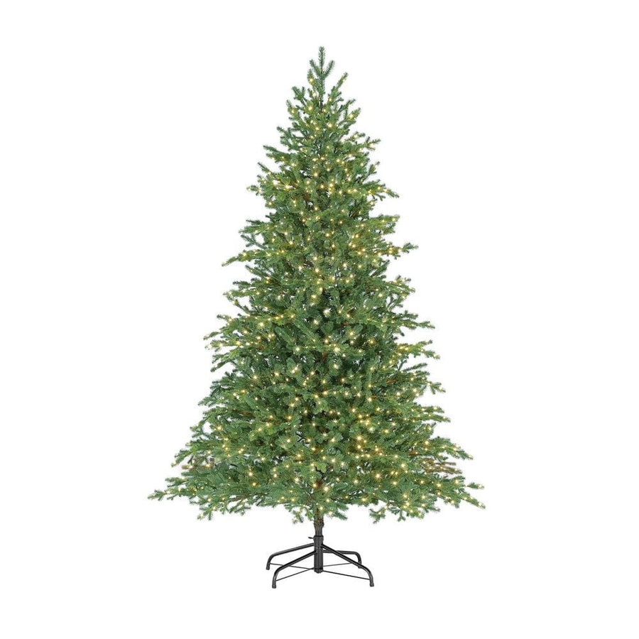 7.5 ft. Pre-Lit LED Elegant Grand Fir Artificial Christmas Tree T29 - $350