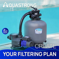 SFP455 1.5 HP Sand Filter Pump 8100GPH with Timer 18in Up to 28000GAL - $325