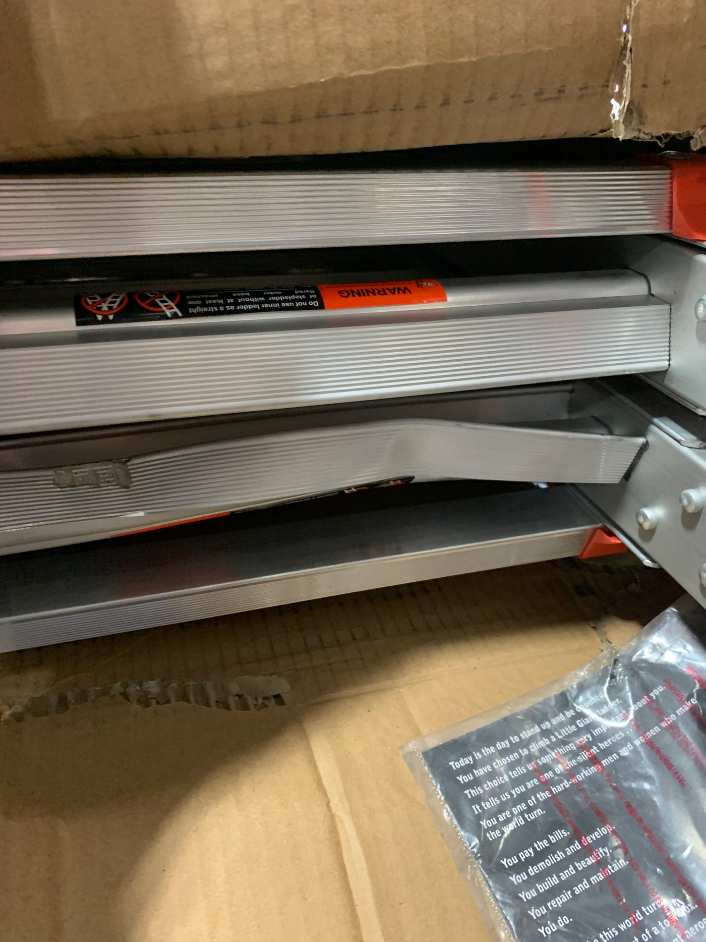 Little Giant Ladder Systems, SkyScraper, M17, 9-17 Foot, Stepladder (Slightly Dented) - $350