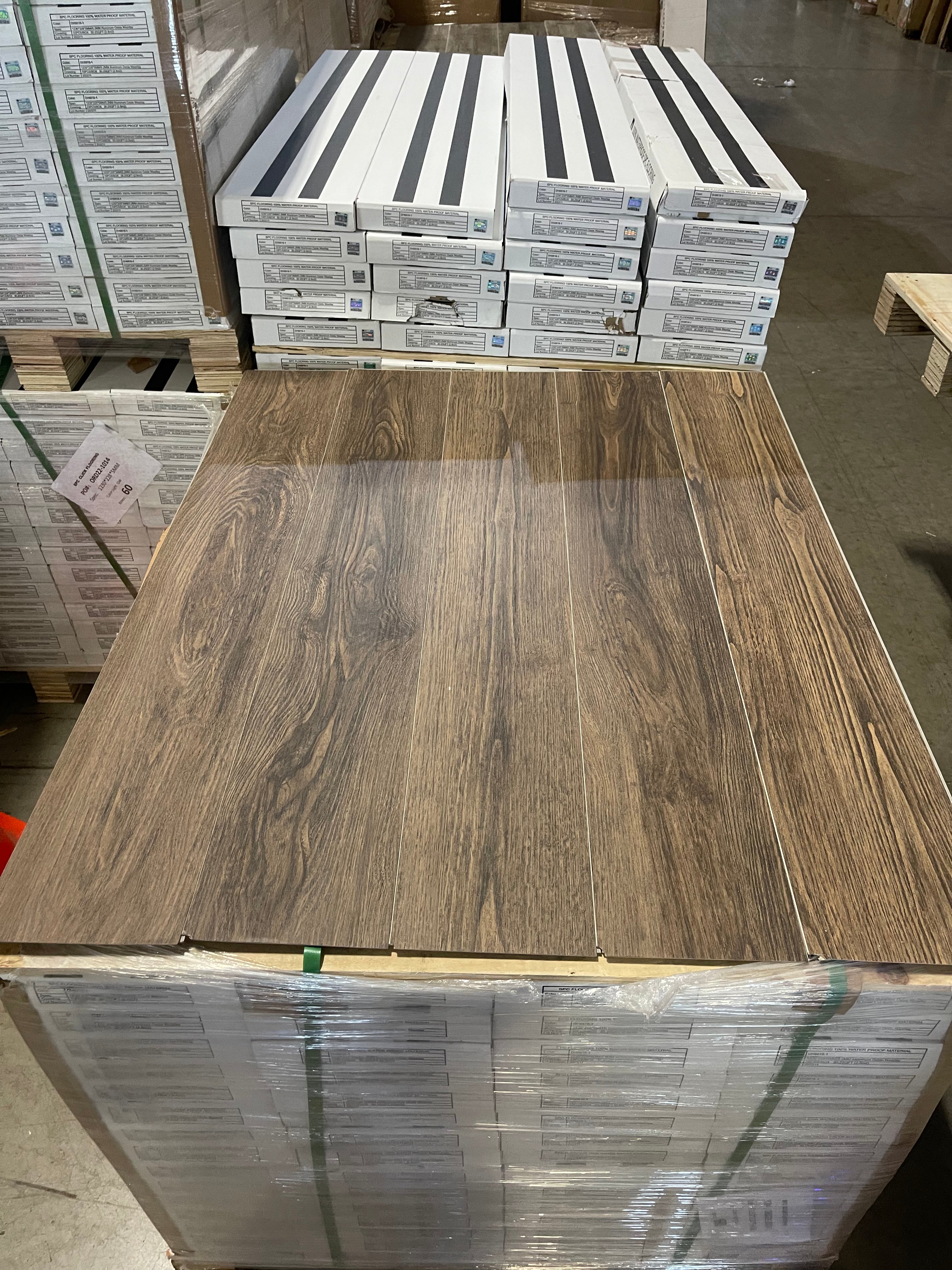 Vinyl Flooring Planks $1.69 sqft 30 sqft per box, priced per box - $50