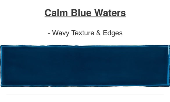 Interceramic Calm Blue Waters 3" x 12" Glazed Ceramic Wall Tile (9.69 sq ft per box) - $24.25
