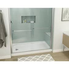 ShowerCast 60 in. x 30 in. Single Threshold Shower Pan, Left Drain - $170