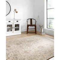 LOLOI II Teagan Ivory/Sand 6 ft. 7 in. x 9 ft. 2 in. Traditional Area Rug - $80