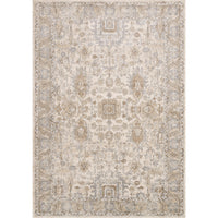 LOLOI II Teagan Ivory/Sand 6 ft. 7 in. x 9 ft. 2 in. Traditional Area Rug - $80