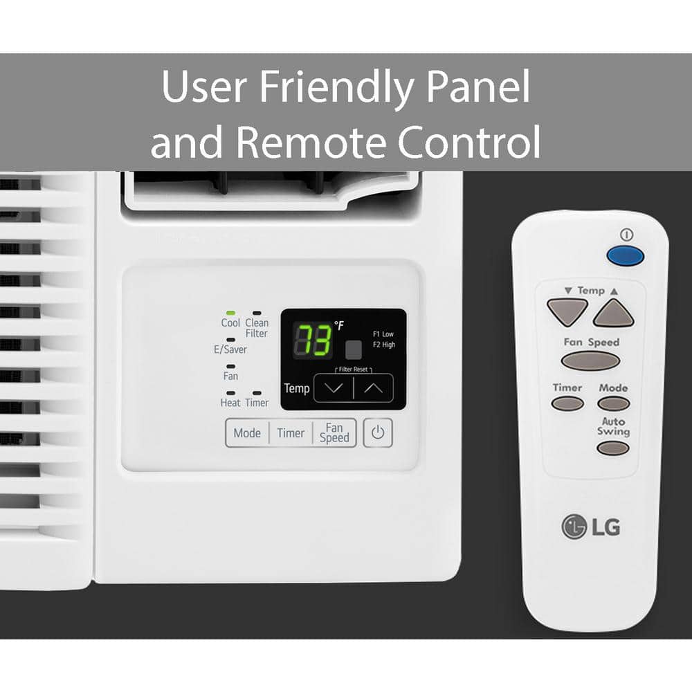 LG 18,000 BTU 230/208V Window Air Conditioner Cools 1000 Sq. Ft. - $440