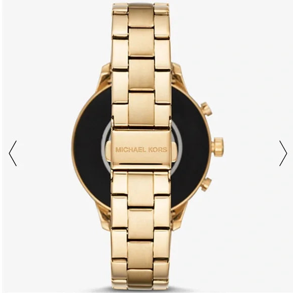 Michael kors black 2024 runway display smartwatch