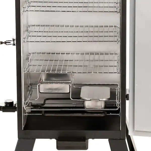 Masterbuilt 30 in. Analog Electric Smoker in Black with 3 Racks - $160