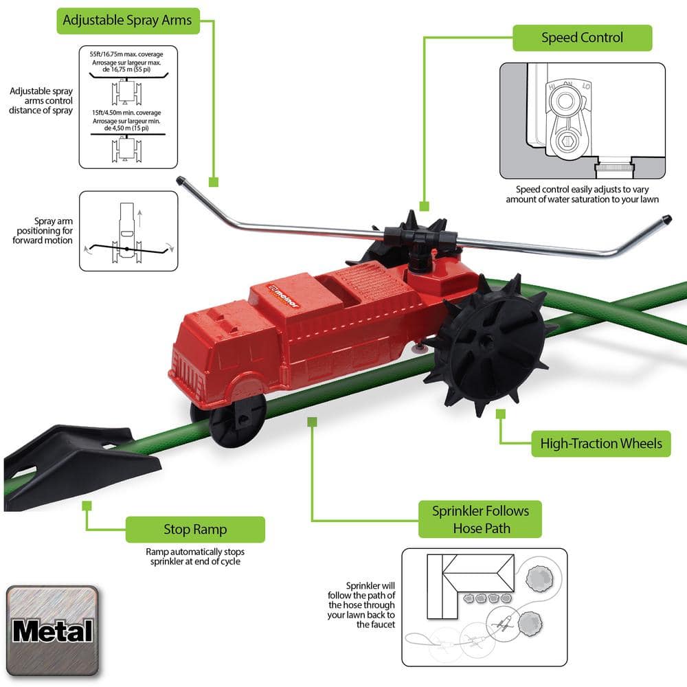 Melnor Traveling Sprinkler - $50