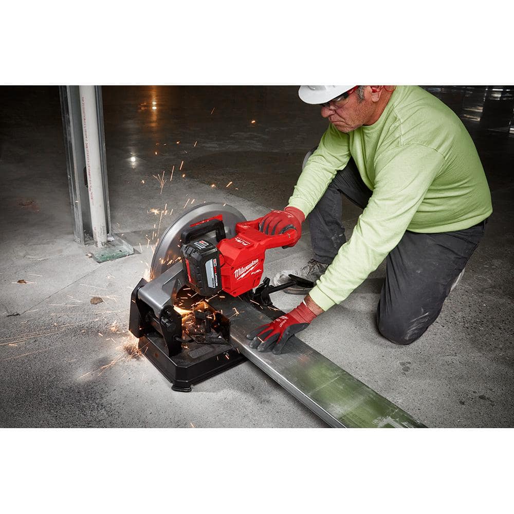 Milwaukee M18 FUEL 18-Volt Lithium-Ion 14 in. Abrasive Cut-Off Saw (Tool-Only) - $260