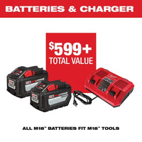 Milwaukee M18 FUEL Brushless Cordless 21 in. Dual Battery Self-Propelled Mower - $880
