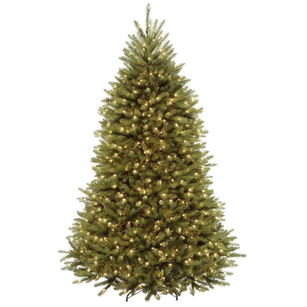 National Tree Company 6.5 ft. Dunhill Fir Artificial Christmas Tree w/ Clear Lights- $100