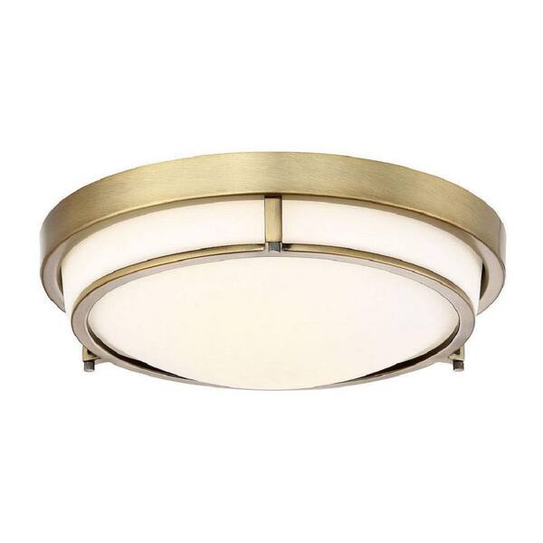 Savoy House Meridian 13 in. W x 4 in. H 2-Light Semi-Flush Mount - $55