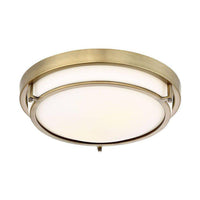 Savoy House Meridian 13 in. W x 4 in. H 2-Light Semi-Flush Mount - $55