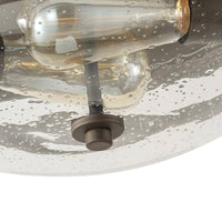 aiwen 13 in. 2-Light Oil-Rubbed Bronze Flush Mount Close to Ceiling Light Fixture - $40